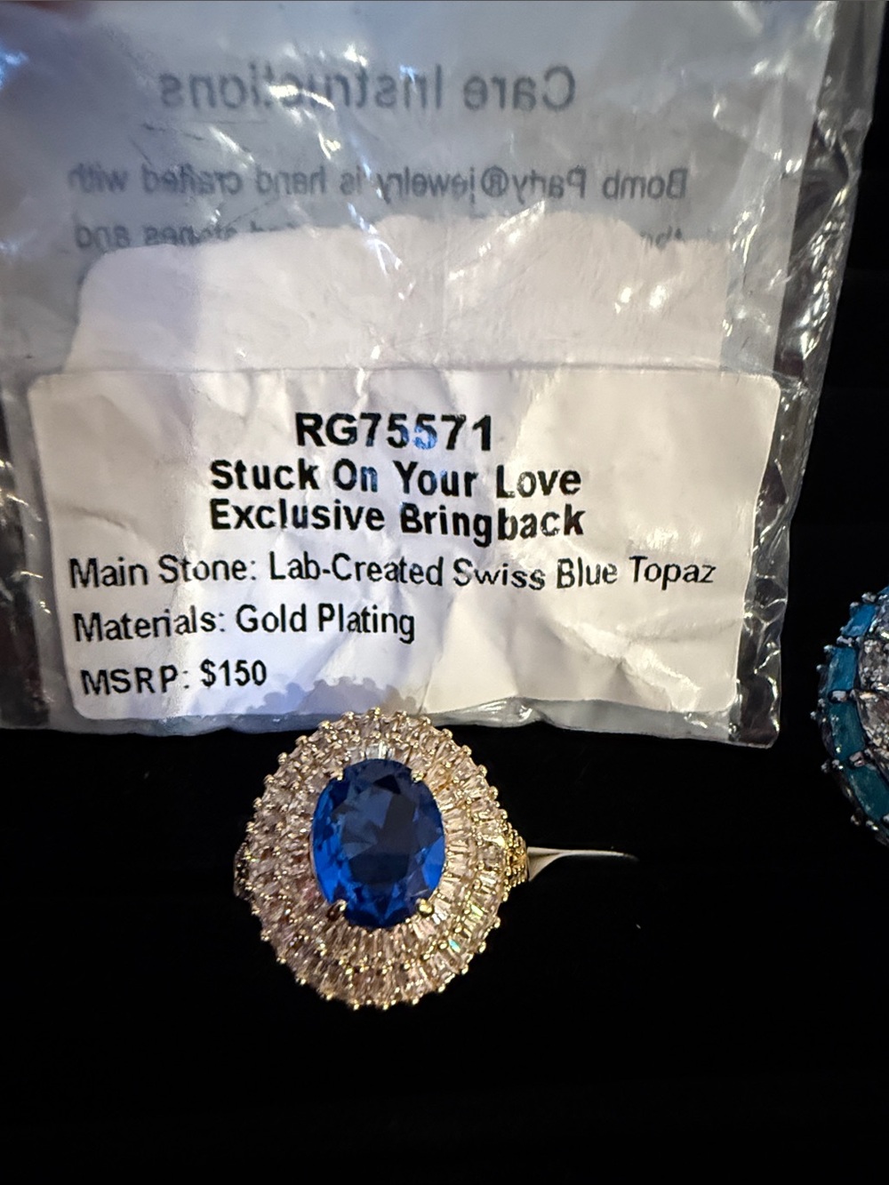 Bomb Party Exclusive Bring Back Size 8 Ring